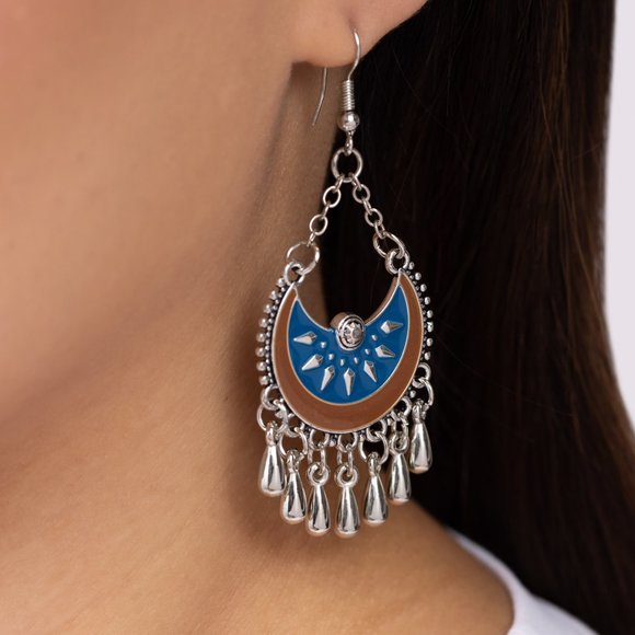 I Just Need CHIME - Blue Earrings - Picture 1 of 2